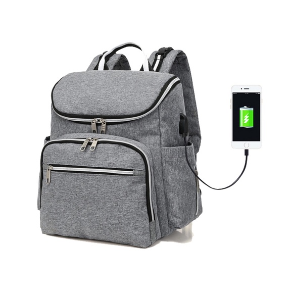 🍼🤱🎒Multifunctional Baby Diaper Backpack USB Charging - Picture 3 of 12